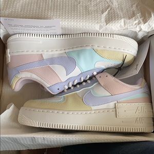 Pastel Air Force 1s